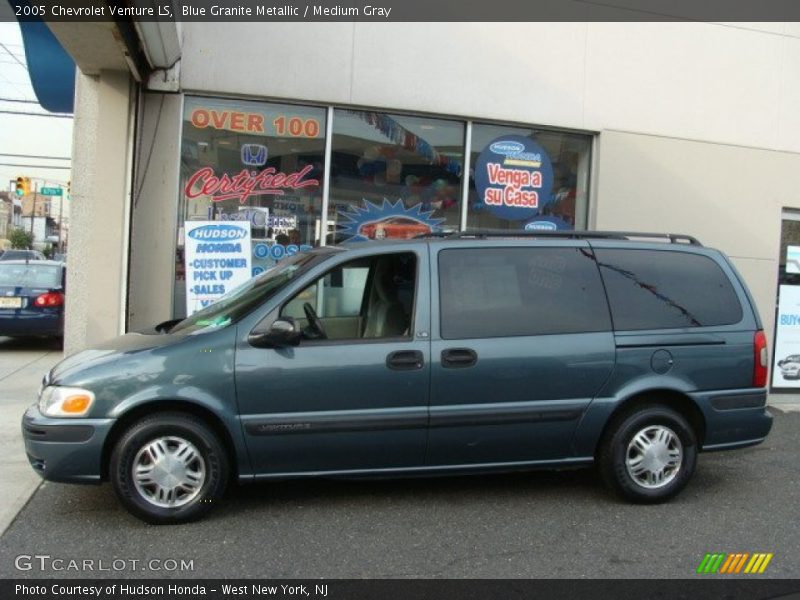 Blue Granite Metallic / Medium Gray 2005 Chevrolet Venture LS