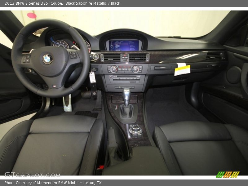 Black Sapphire Metallic / Black 2013 BMW 3 Series 335i Coupe
