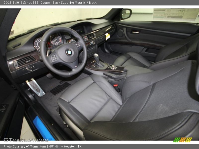 Black Interior - 2013 3 Series 335i Coupe 