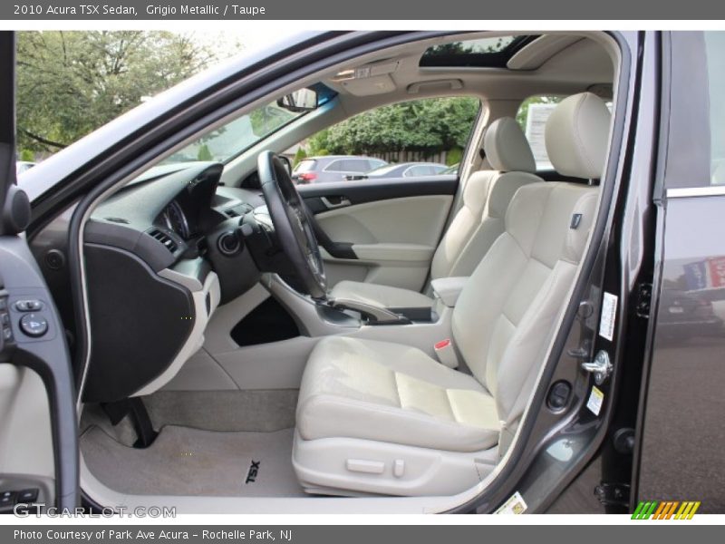 Grigio Metallic / Taupe 2010 Acura TSX Sedan