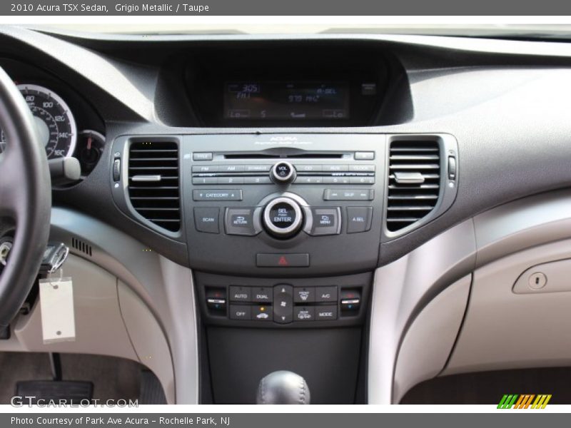 Grigio Metallic / Taupe 2010 Acura TSX Sedan