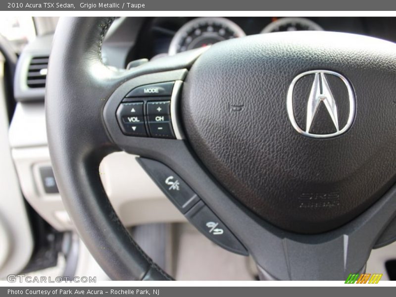 Grigio Metallic / Taupe 2010 Acura TSX Sedan