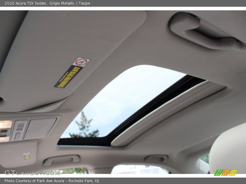 Grigio Metallic / Taupe 2010 Acura TSX Sedan