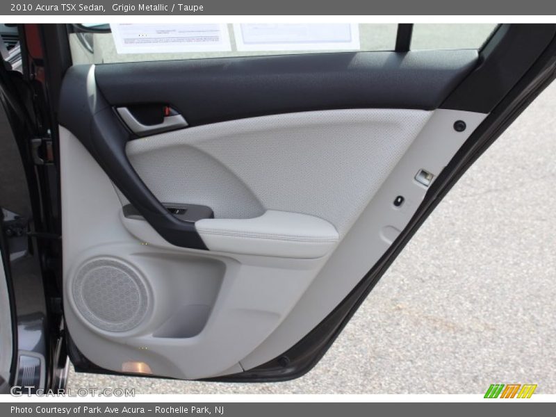 Grigio Metallic / Taupe 2010 Acura TSX Sedan