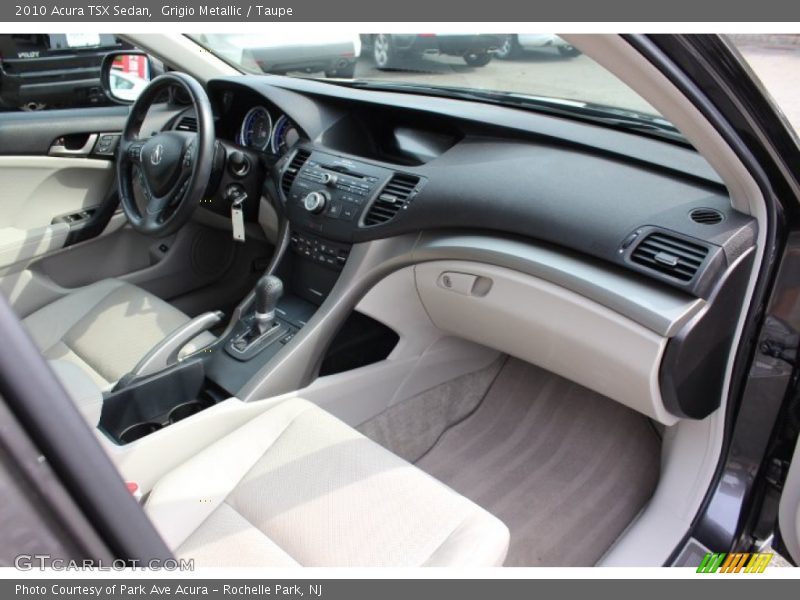 Grigio Metallic / Taupe 2010 Acura TSX Sedan