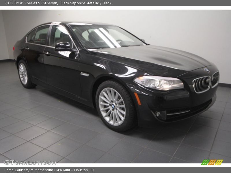 Black Sapphire Metallic / Black 2013 BMW 5 Series 535i Sedan