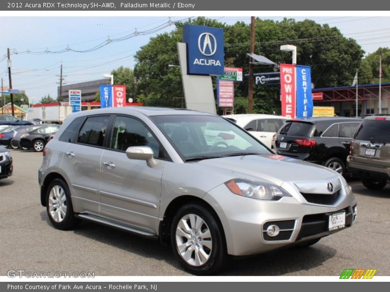 Palladium Metallic / Ebony 2012 Acura RDX Technology SH-AWD