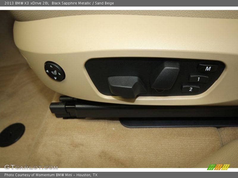 Black Sapphire Metallic / Sand Beige 2013 BMW X3 xDrive 28i