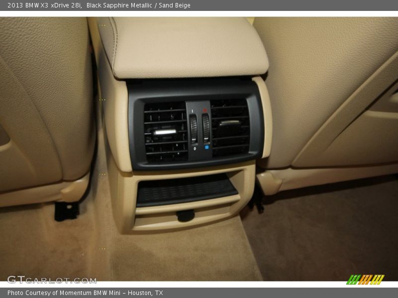 Black Sapphire Metallic / Sand Beige 2013 BMW X3 xDrive 28i