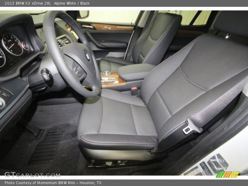 Alpine White / Black 2013 BMW X3 xDrive 28i