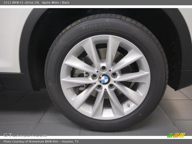 Alpine White / Black 2013 BMW X3 xDrive 28i