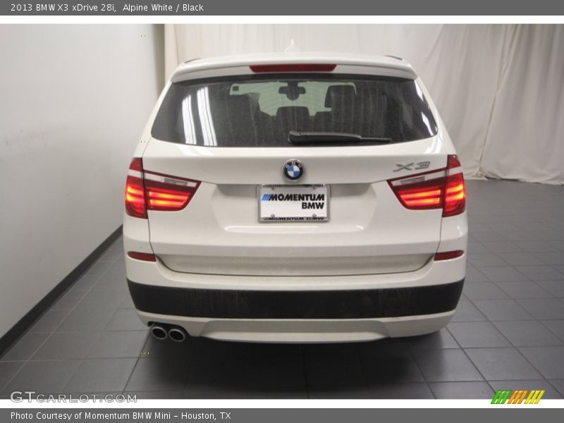 Alpine White / Black 2013 BMW X3 xDrive 28i