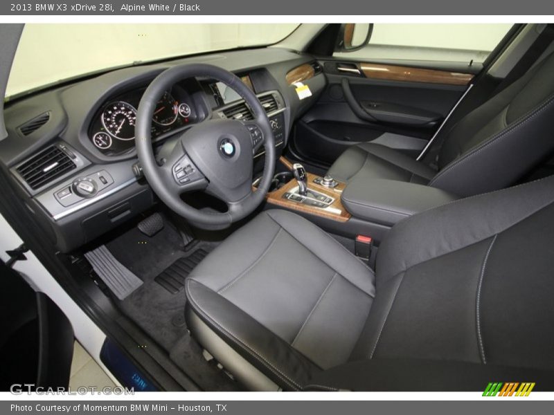 Alpine White / Black 2013 BMW X3 xDrive 28i