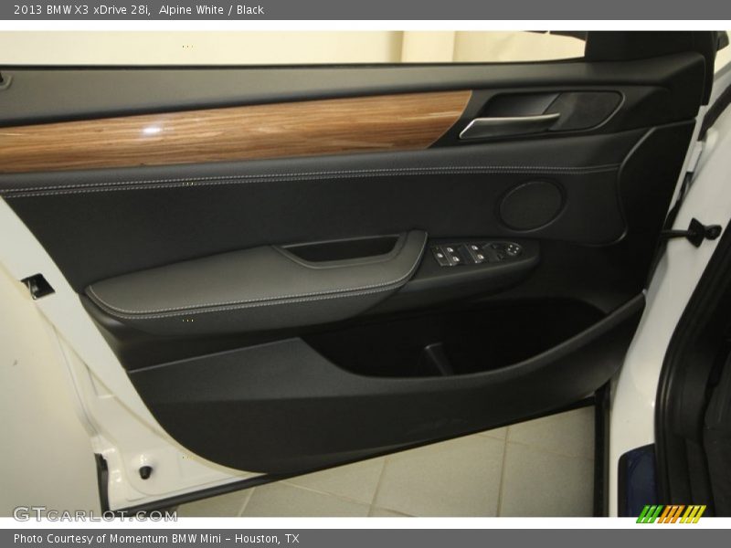 Alpine White / Black 2013 BMW X3 xDrive 28i