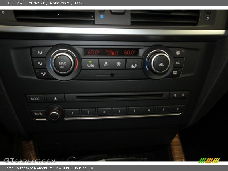 Alpine White / Black 2013 BMW X3 xDrive 28i