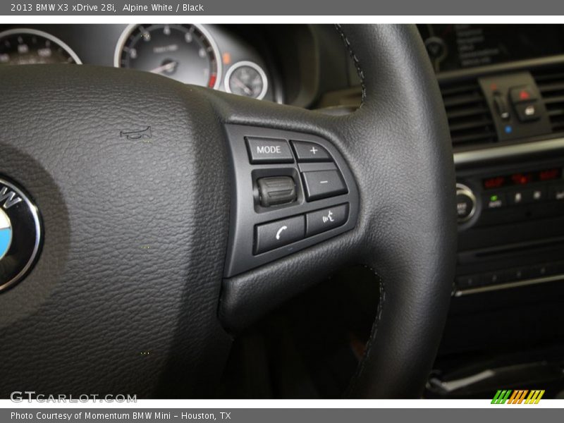 Alpine White / Black 2013 BMW X3 xDrive 28i
