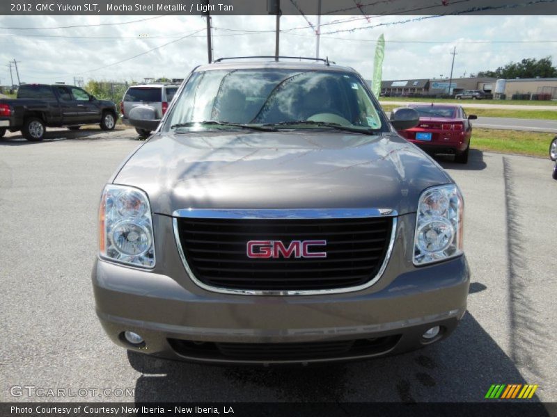 Mocha Steel Metallic / Light Tan 2012 GMC Yukon SLT