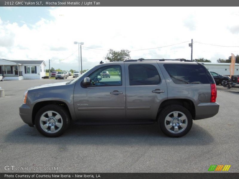 Mocha Steel Metallic / Light Tan 2012 GMC Yukon SLT