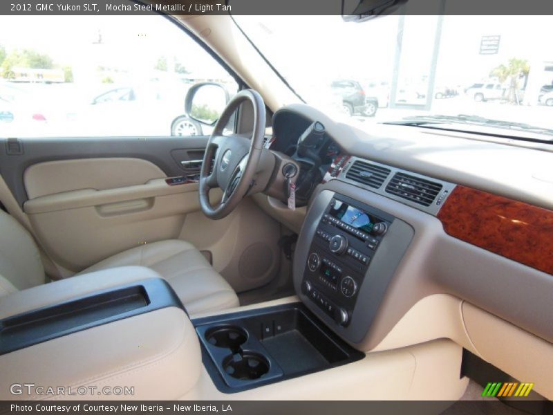 Mocha Steel Metallic / Light Tan 2012 GMC Yukon SLT
