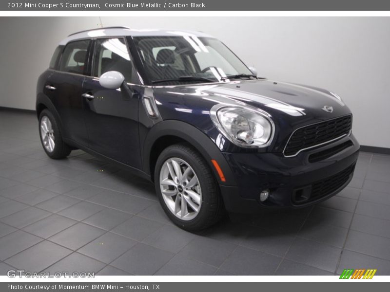 Cosmic Blue Metallic / Carbon Black 2012 Mini Cooper S Countryman
