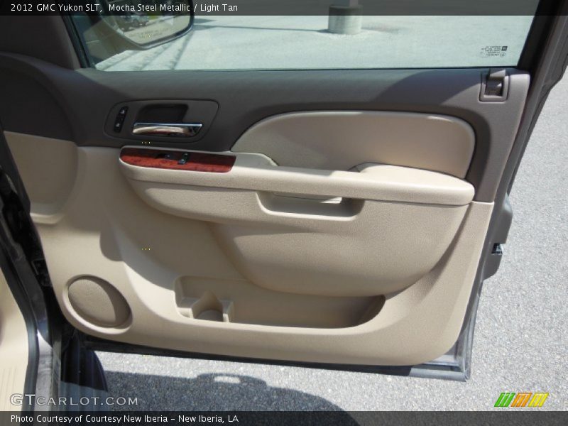 Mocha Steel Metallic / Light Tan 2012 GMC Yukon SLT
