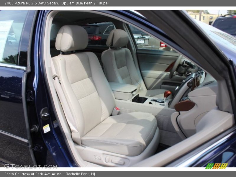 Opulent Blue Pearl / Taupe 2005 Acura RL 3.5 AWD Sedan