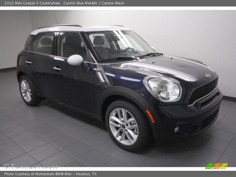 Cosmic Blue Metallic / Carbon Black 2012 Mini Cooper S Countryman