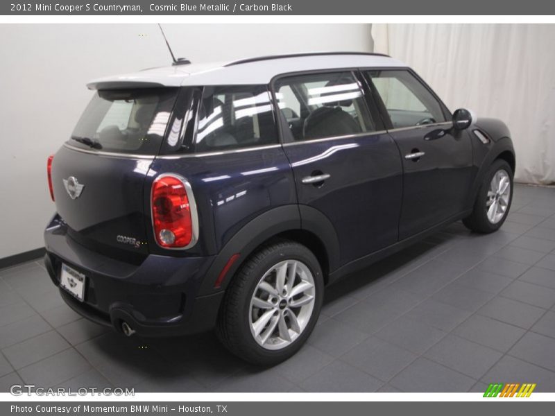 Cosmic Blue Metallic / Carbon Black 2012 Mini Cooper S Countryman