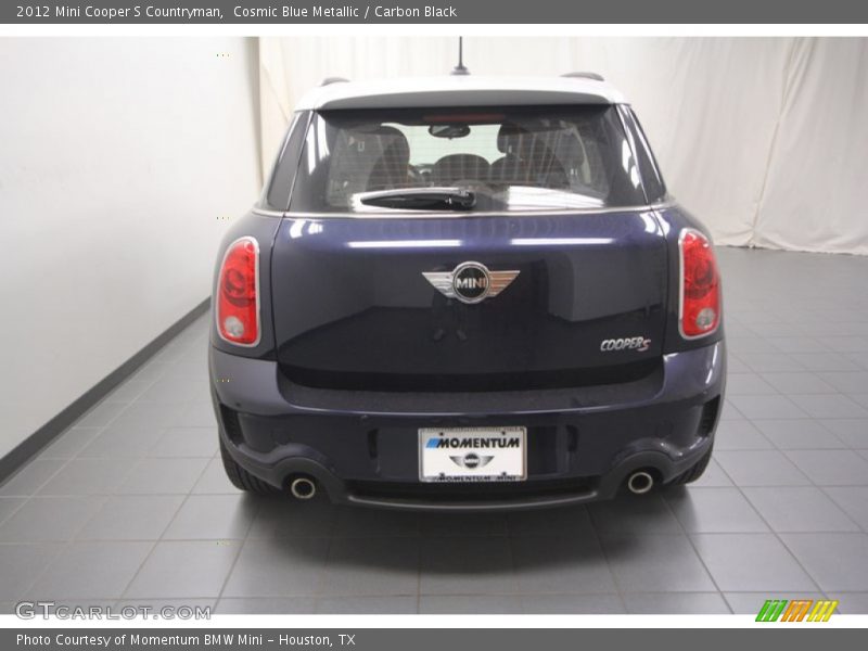 Cosmic Blue Metallic / Carbon Black 2012 Mini Cooper S Countryman