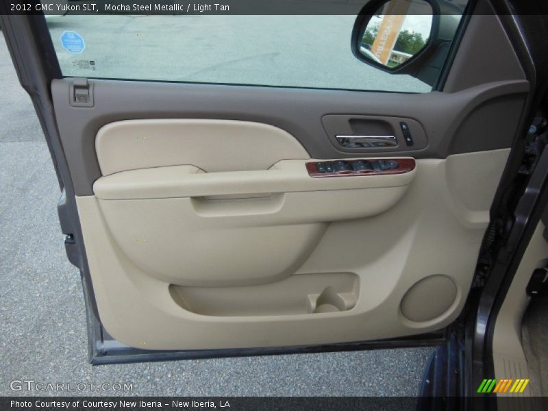 Mocha Steel Metallic / Light Tan 2012 GMC Yukon SLT