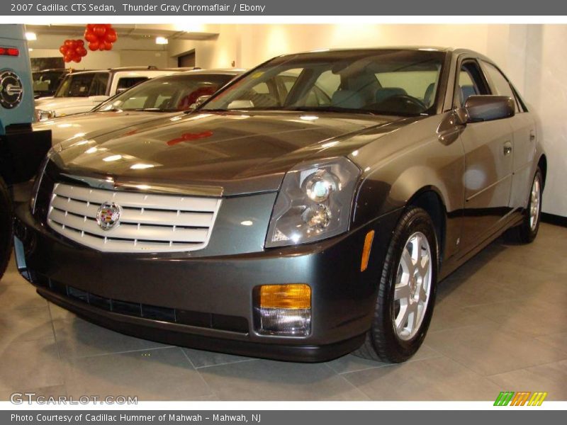 Thunder Gray Chromaflair / Ebony 2007 Cadillac CTS Sedan