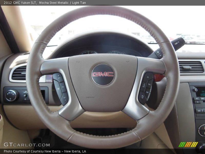 Mocha Steel Metallic / Light Tan 2012 GMC Yukon SLT