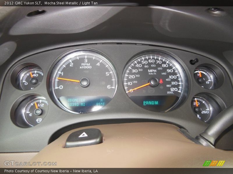 Mocha Steel Metallic / Light Tan 2012 GMC Yukon SLT