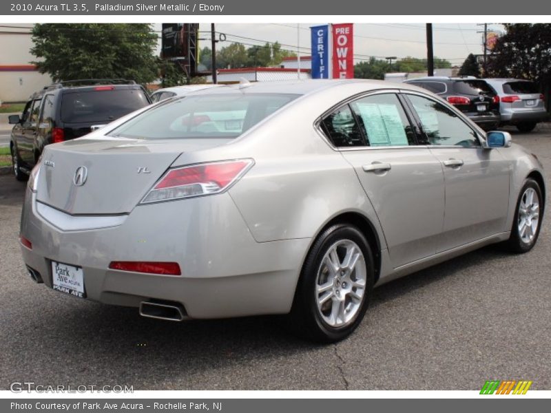 Palladium Silver Metallic / Ebony 2010 Acura TL 3.5