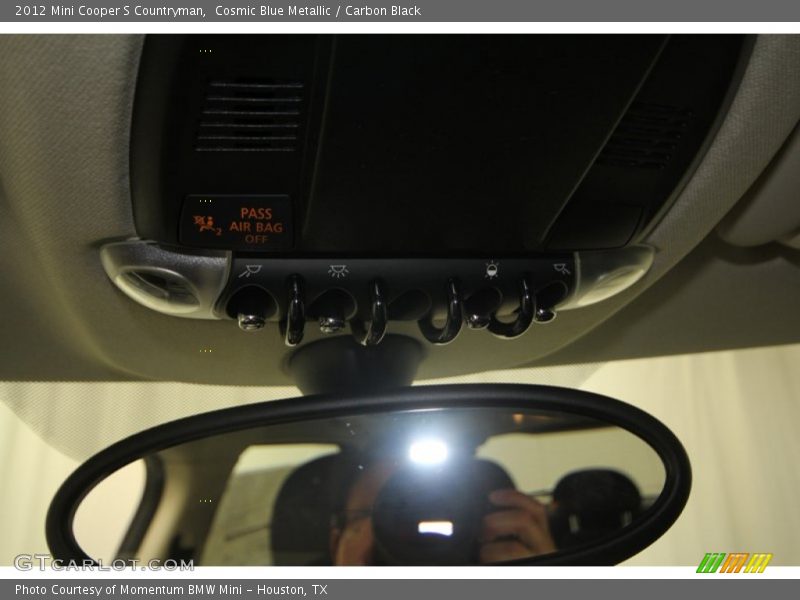 Cosmic Blue Metallic / Carbon Black 2012 Mini Cooper S Countryman