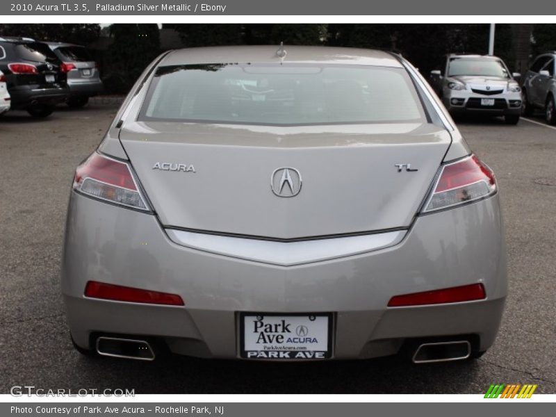 Palladium Silver Metallic / Ebony 2010 Acura TL 3.5