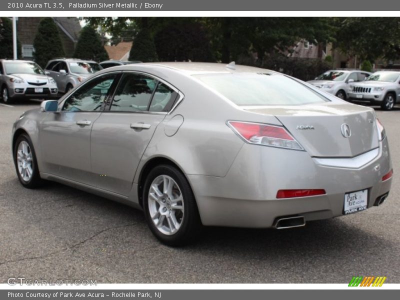 Palladium Silver Metallic / Ebony 2010 Acura TL 3.5