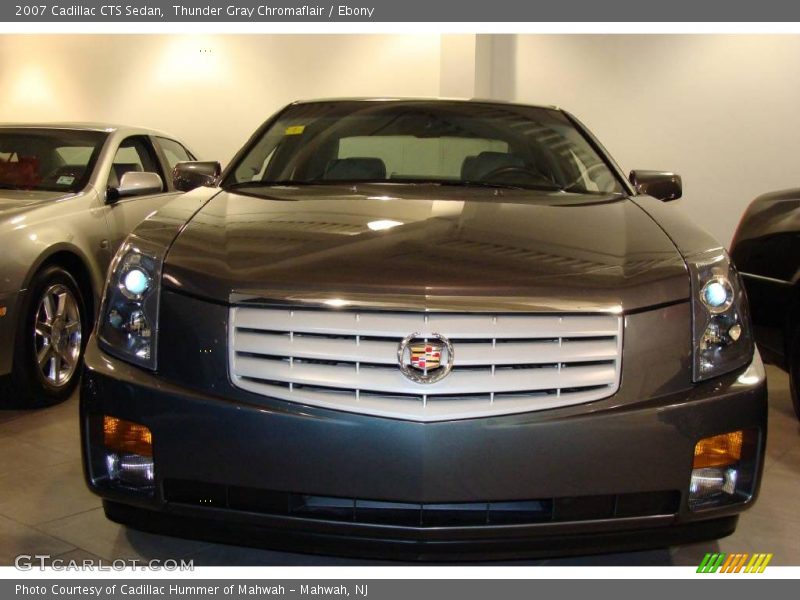 Thunder Gray Chromaflair / Ebony 2007 Cadillac CTS Sedan