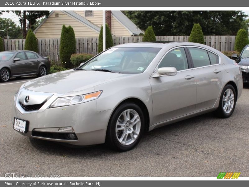 Palladium Silver Metallic / Ebony 2010 Acura TL 3.5