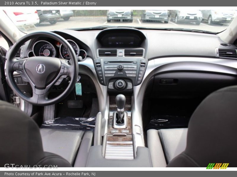 Palladium Silver Metallic / Ebony 2010 Acura TL 3.5