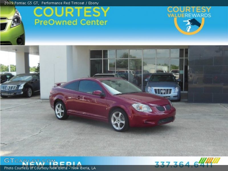 Performance Red Tintcoat / Ebony 2009 Pontiac G5 GT