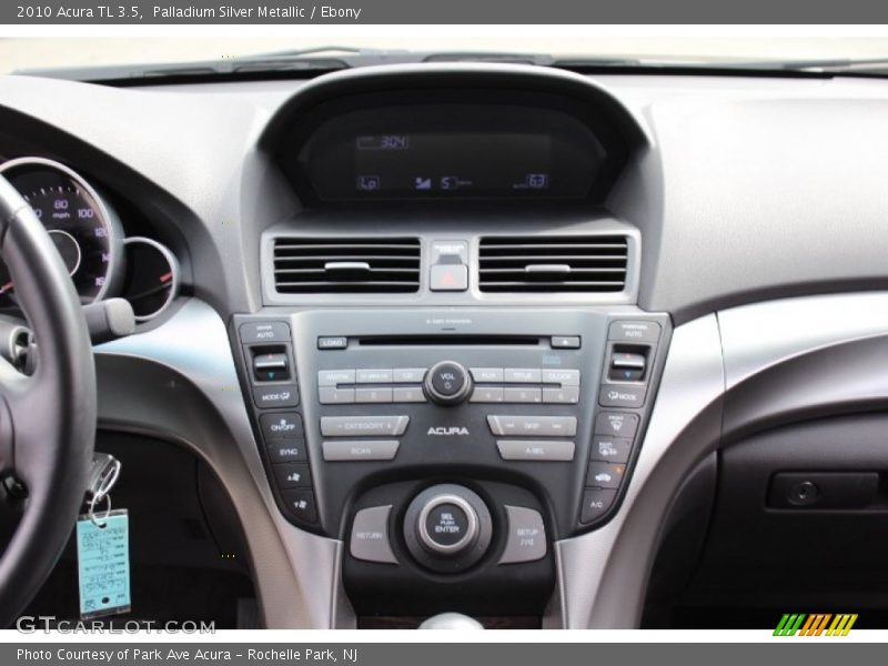 Palladium Silver Metallic / Ebony 2010 Acura TL 3.5