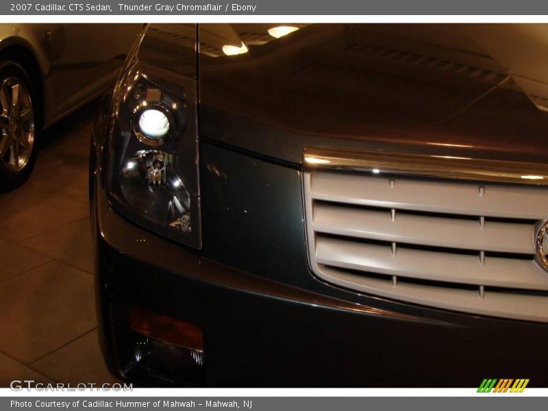 Thunder Gray Chromaflair / Ebony 2007 Cadillac CTS Sedan