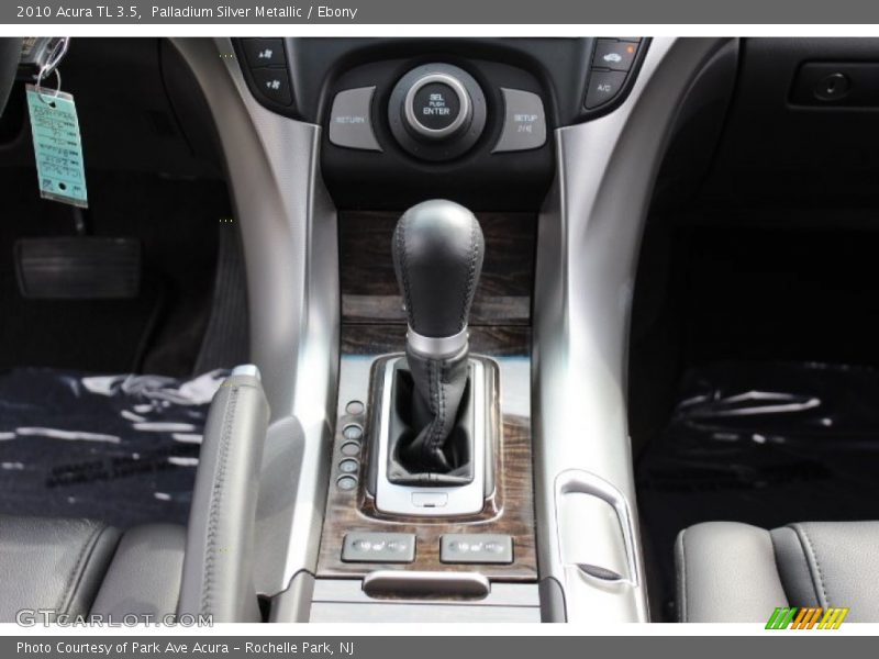 Palladium Silver Metallic / Ebony 2010 Acura TL 3.5