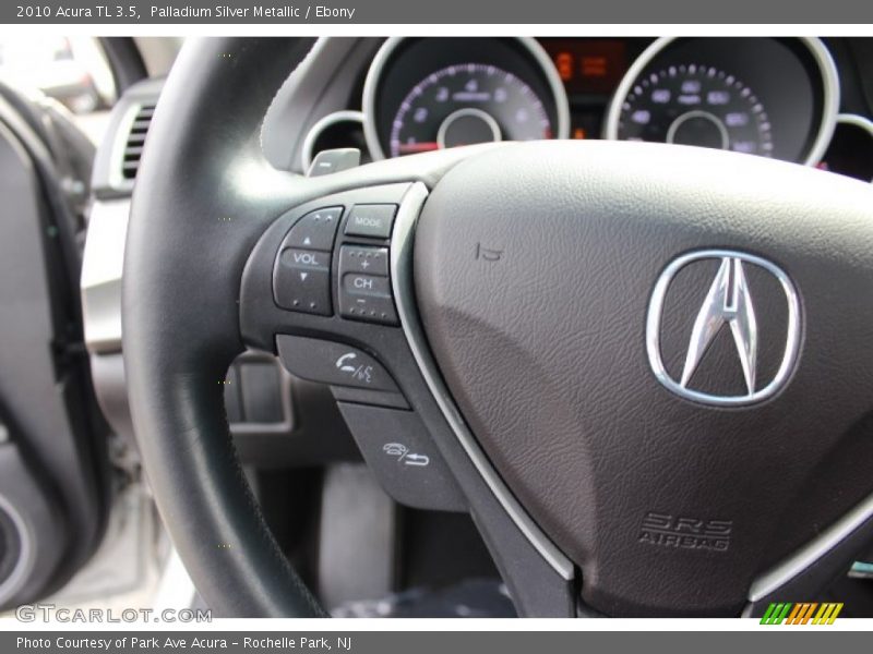 Palladium Silver Metallic / Ebony 2010 Acura TL 3.5