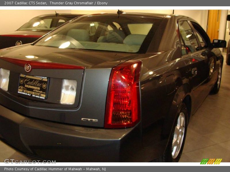 Thunder Gray Chromaflair / Ebony 2007 Cadillac CTS Sedan