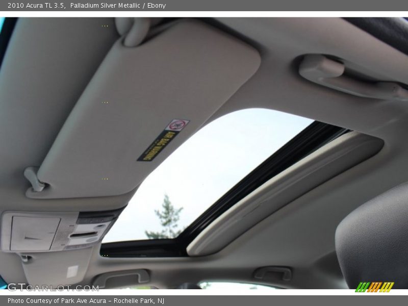 Palladium Silver Metallic / Ebony 2010 Acura TL 3.5