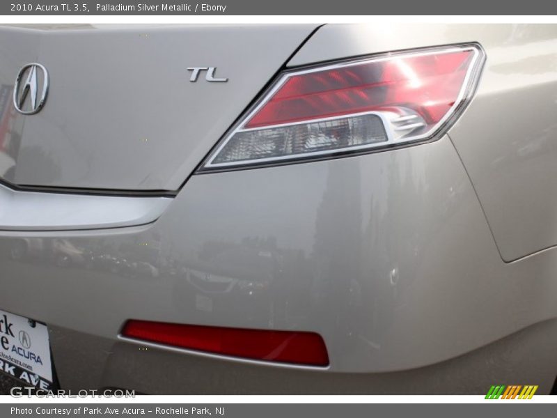 Palladium Silver Metallic / Ebony 2010 Acura TL 3.5