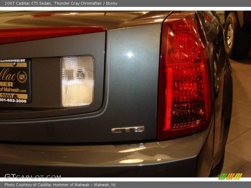 Thunder Gray Chromaflair / Ebony 2007 Cadillac CTS Sedan