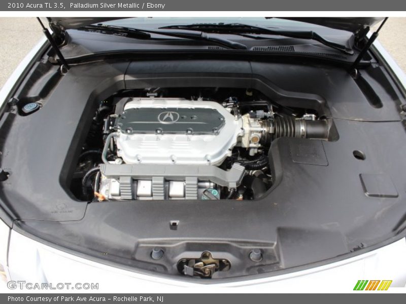 Palladium Silver Metallic / Ebony 2010 Acura TL 3.5